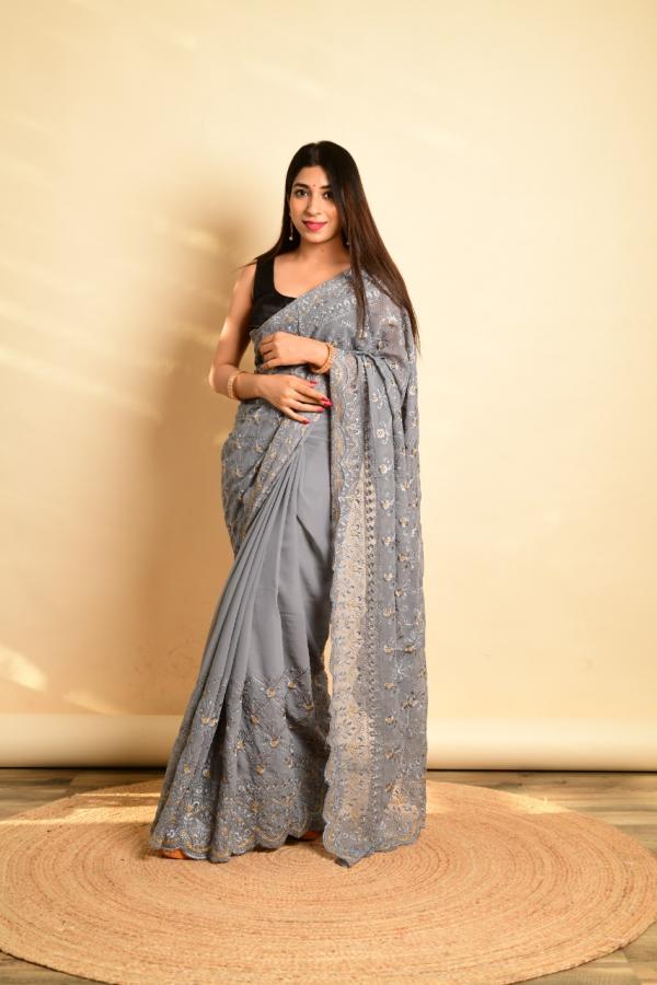 Sitara 4 Fancy Wear Georgette Designer Saree Collection